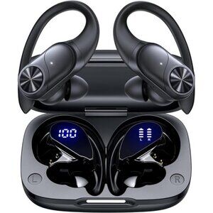 Bluetooth Headphones Wireless Earbuds 80hrs Playtime Wireless Charging Case